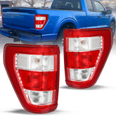 VehicleAid Taillights For 2021-2024 Ford F150 XL Halogen Type
